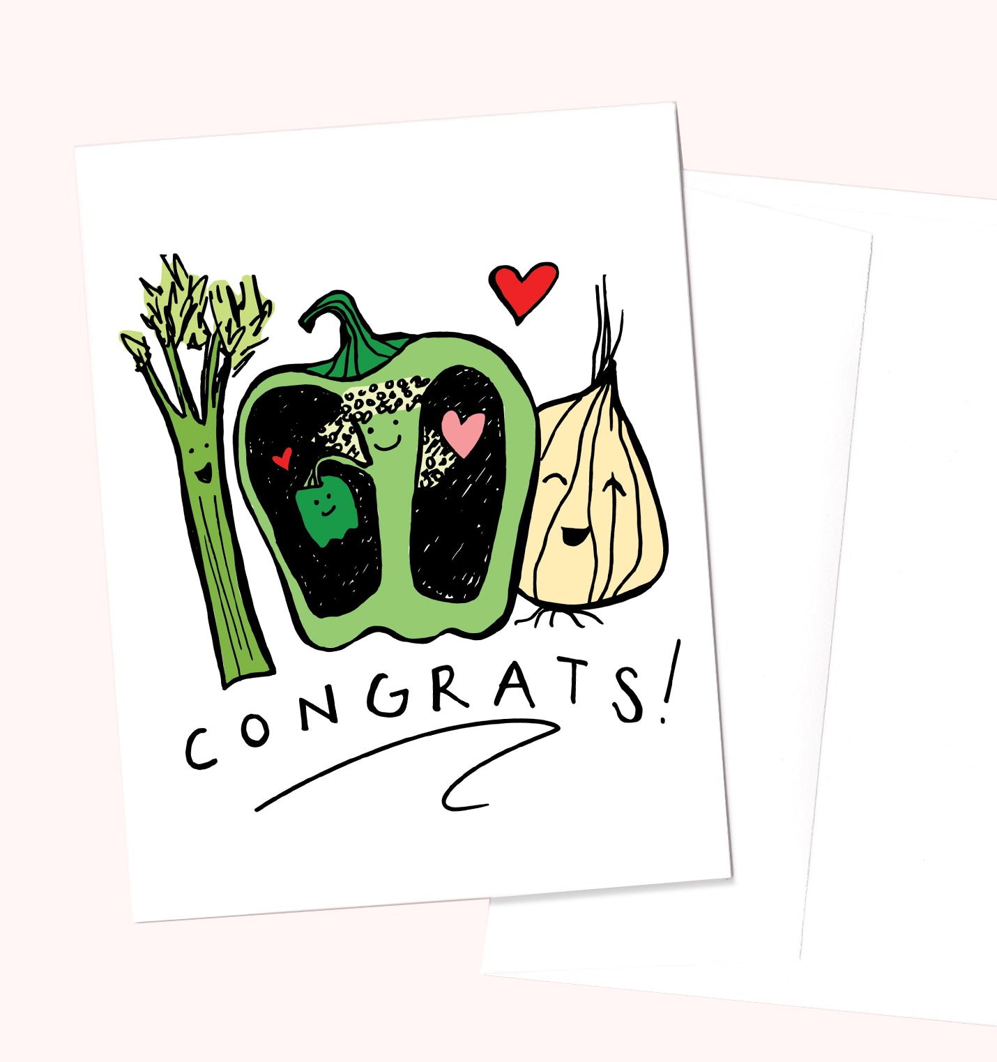 Baby Bell Pepper Greeting Card