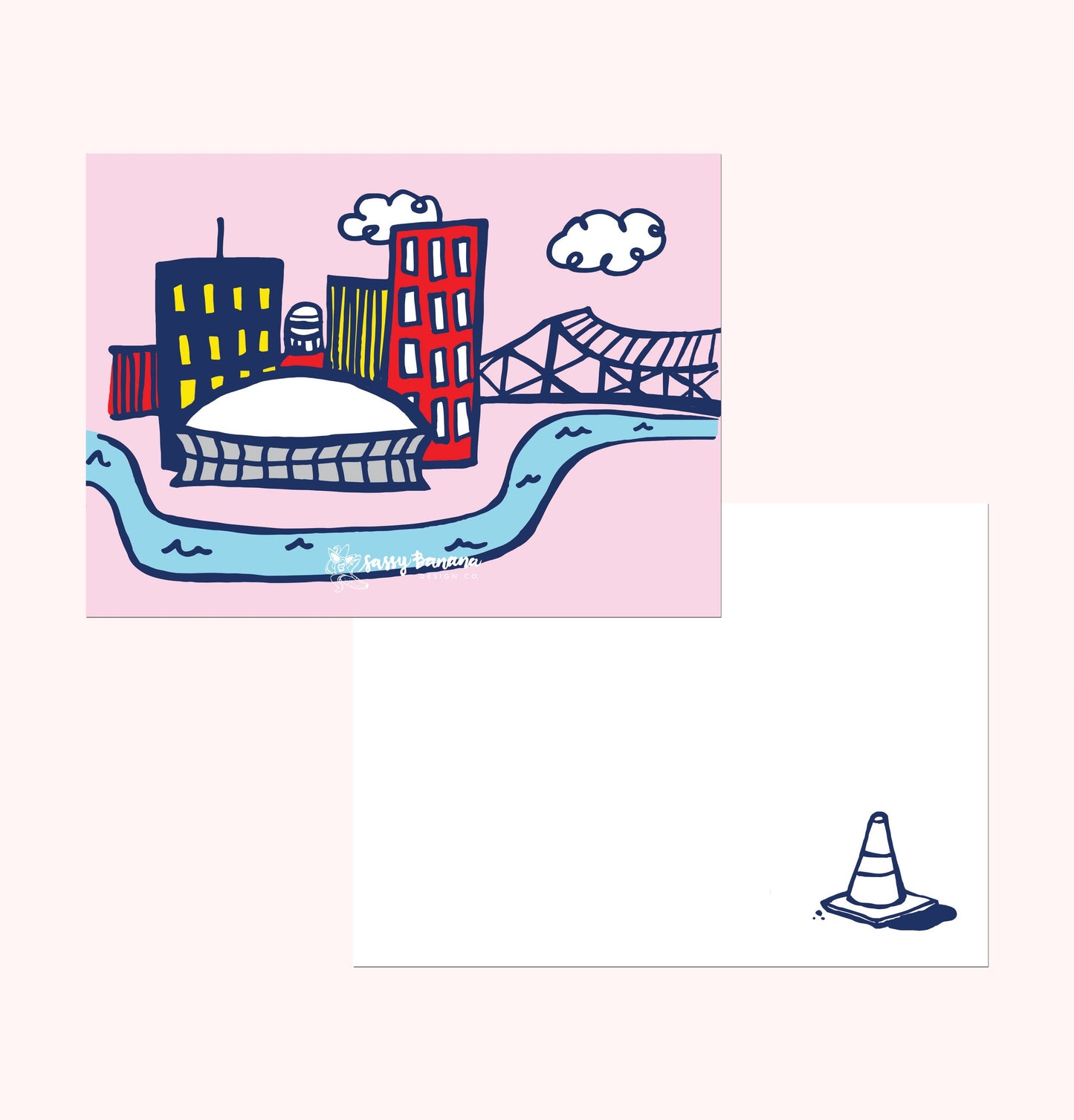 NOLA Cityscape Note Card Set of 10