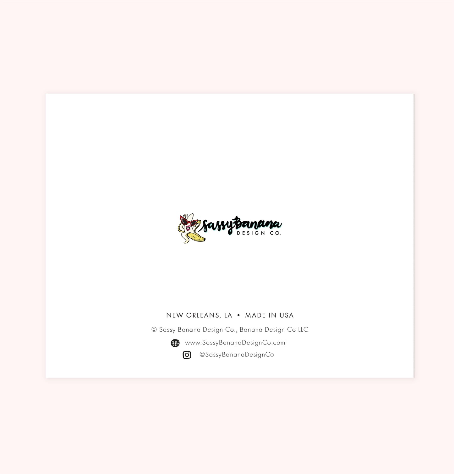 "There's NOLA Place Like Home" Card