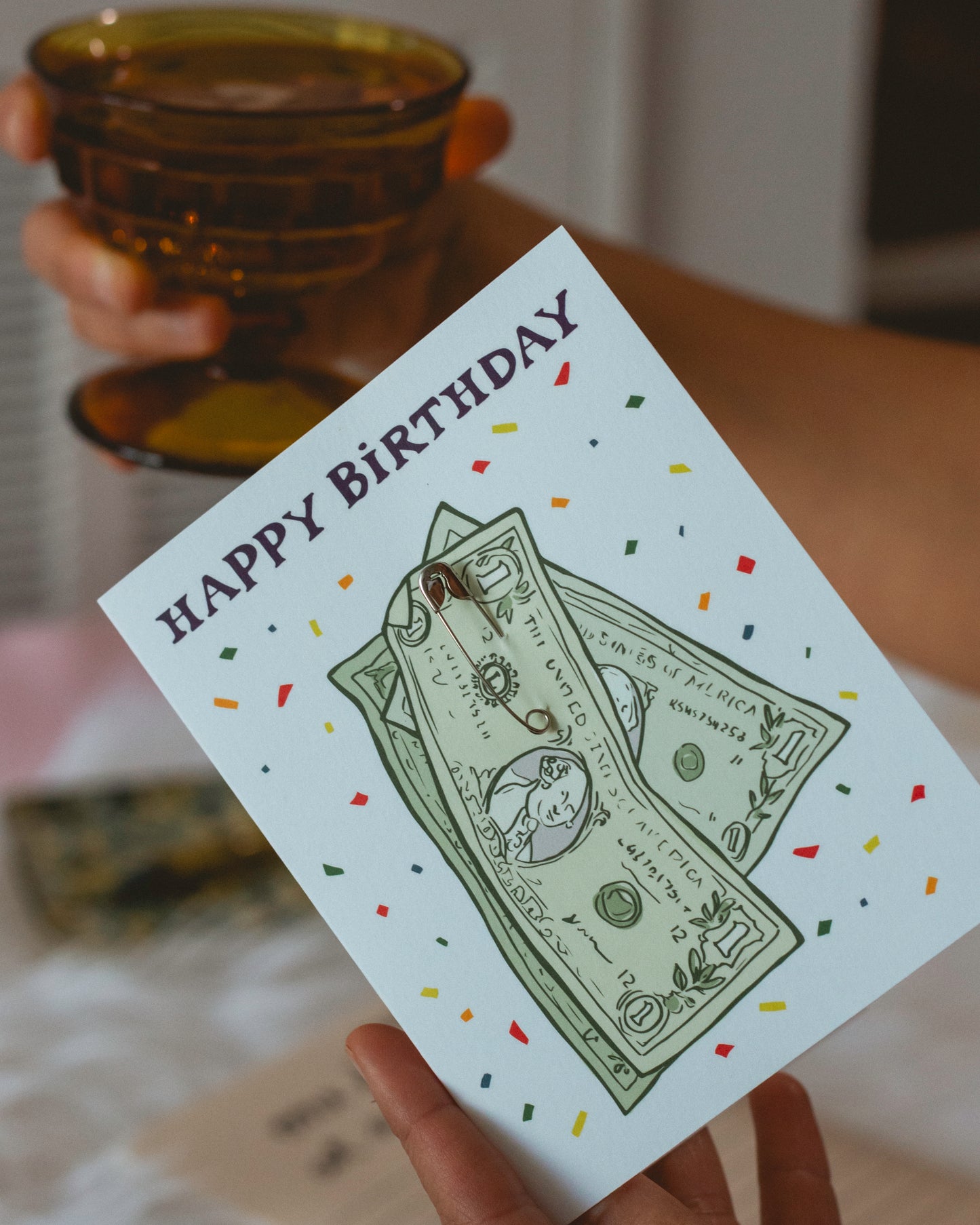 "Pin A Dolla" to Ya Birthday Card