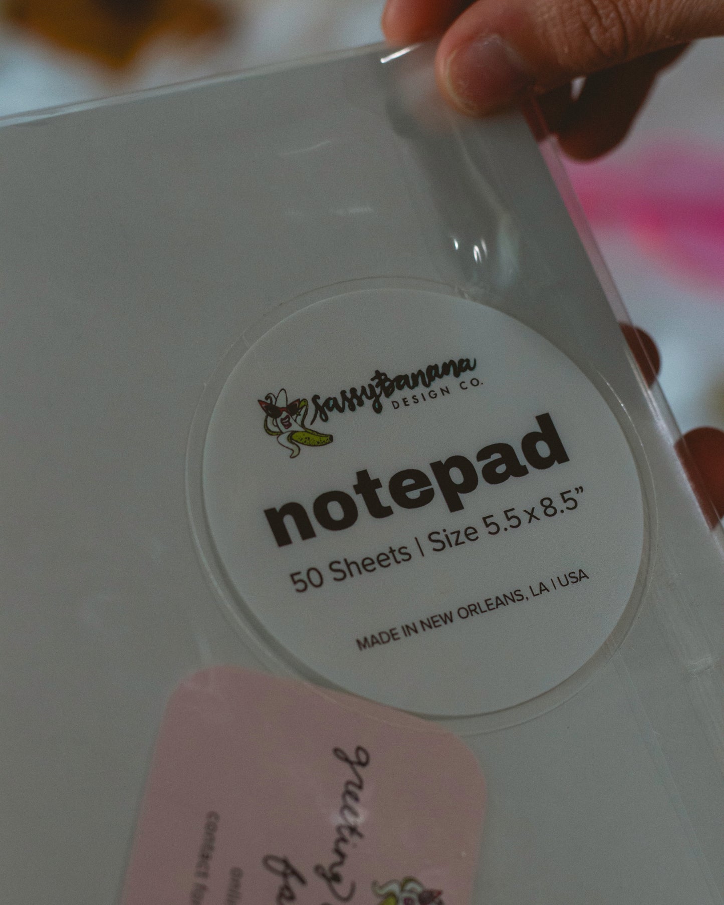 One Hour At A Time Notepad