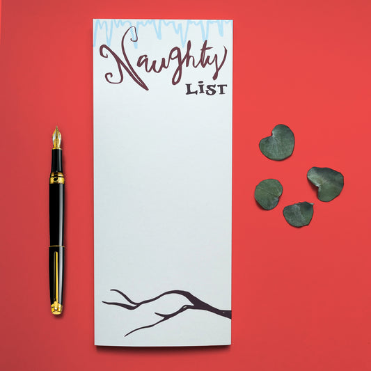 Naughty List Notepad