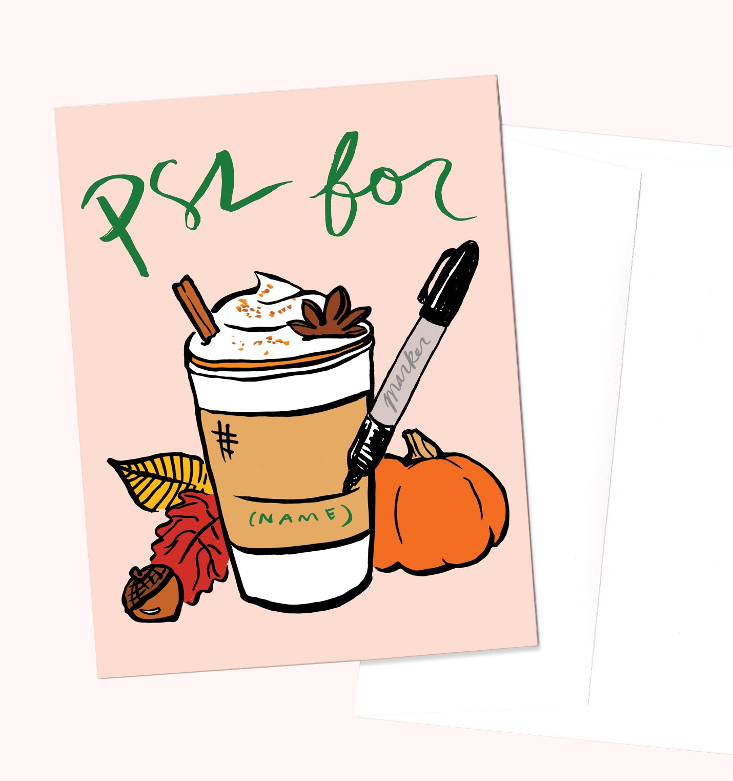 "PSL" Greeting Card