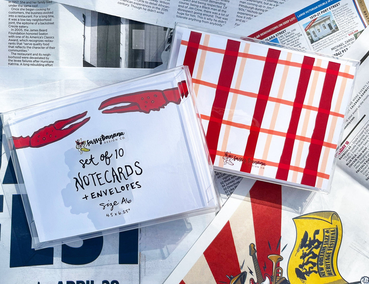 Claw Note Card Set of 10