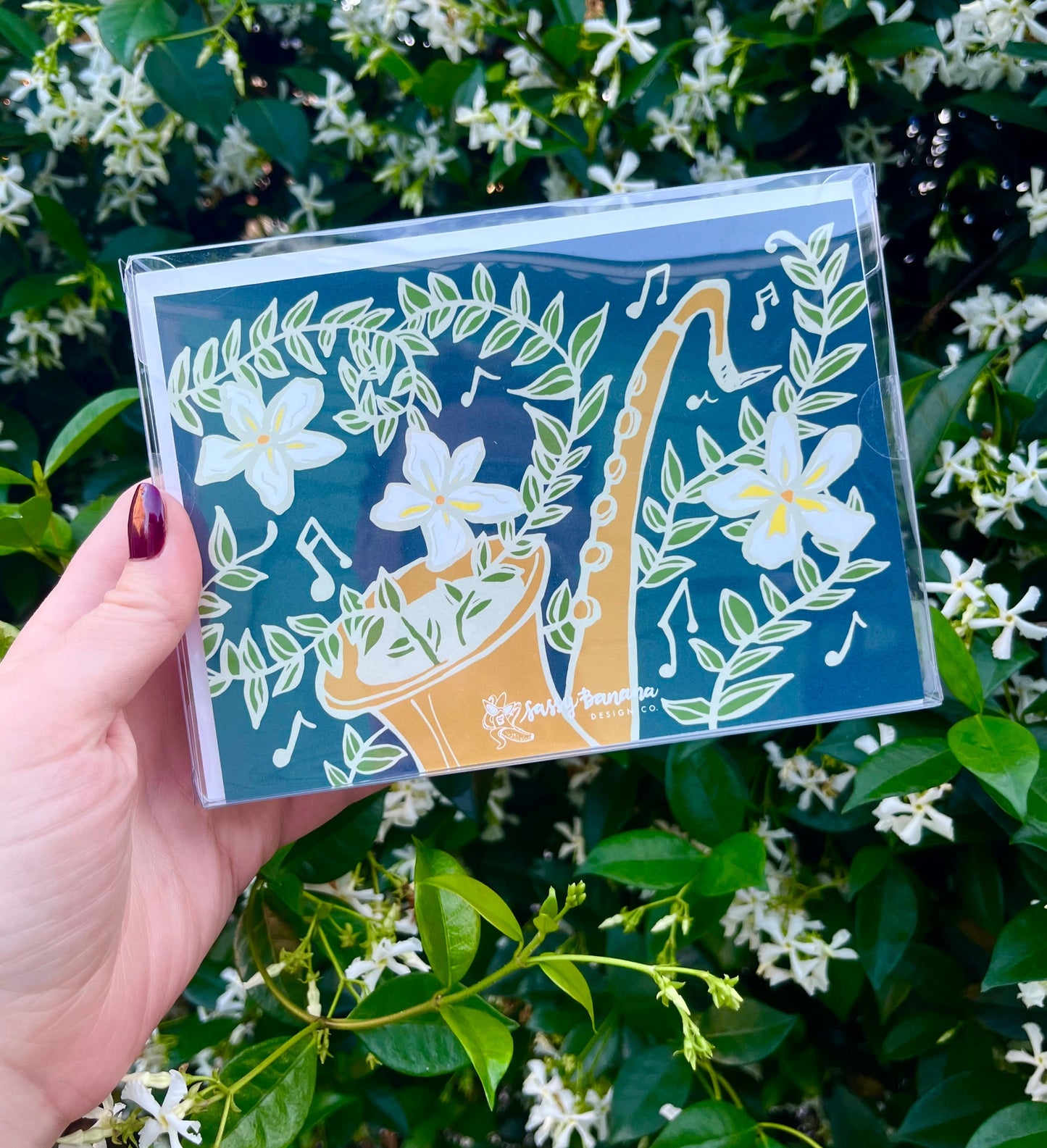 JAZZmine Note Card Set of 10