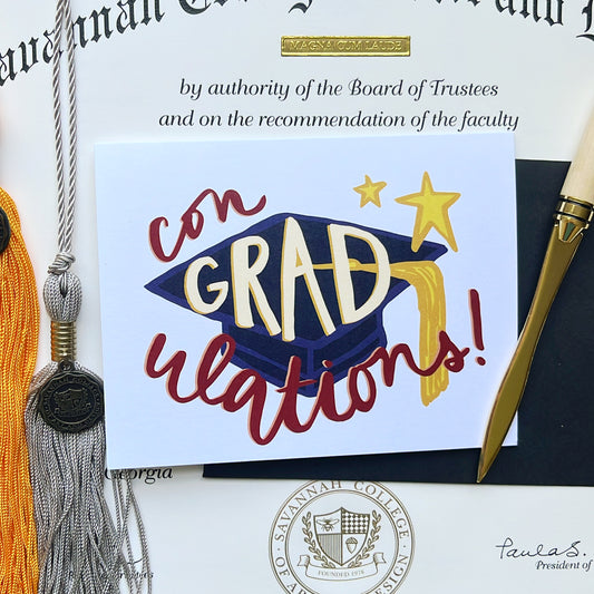 "ConGRADulations!" Graduation Card