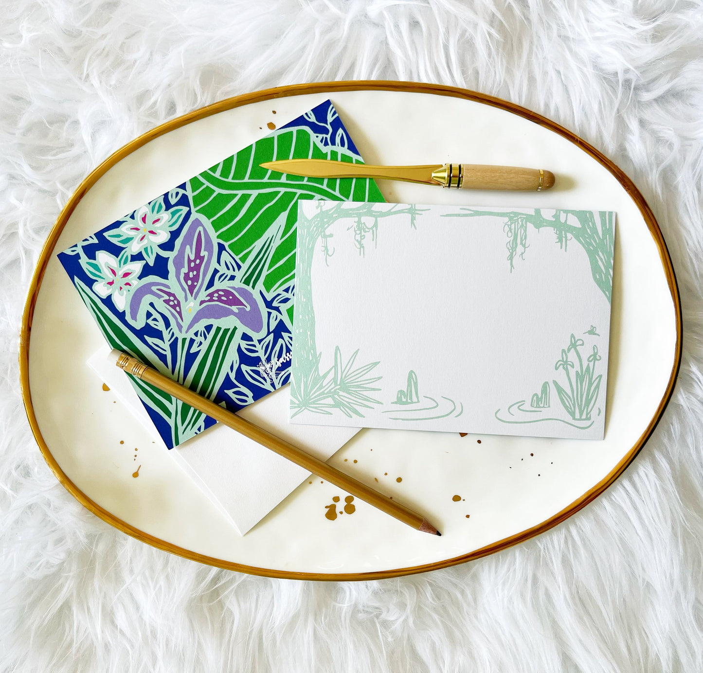 Swamp Iris Note Card Set of 10