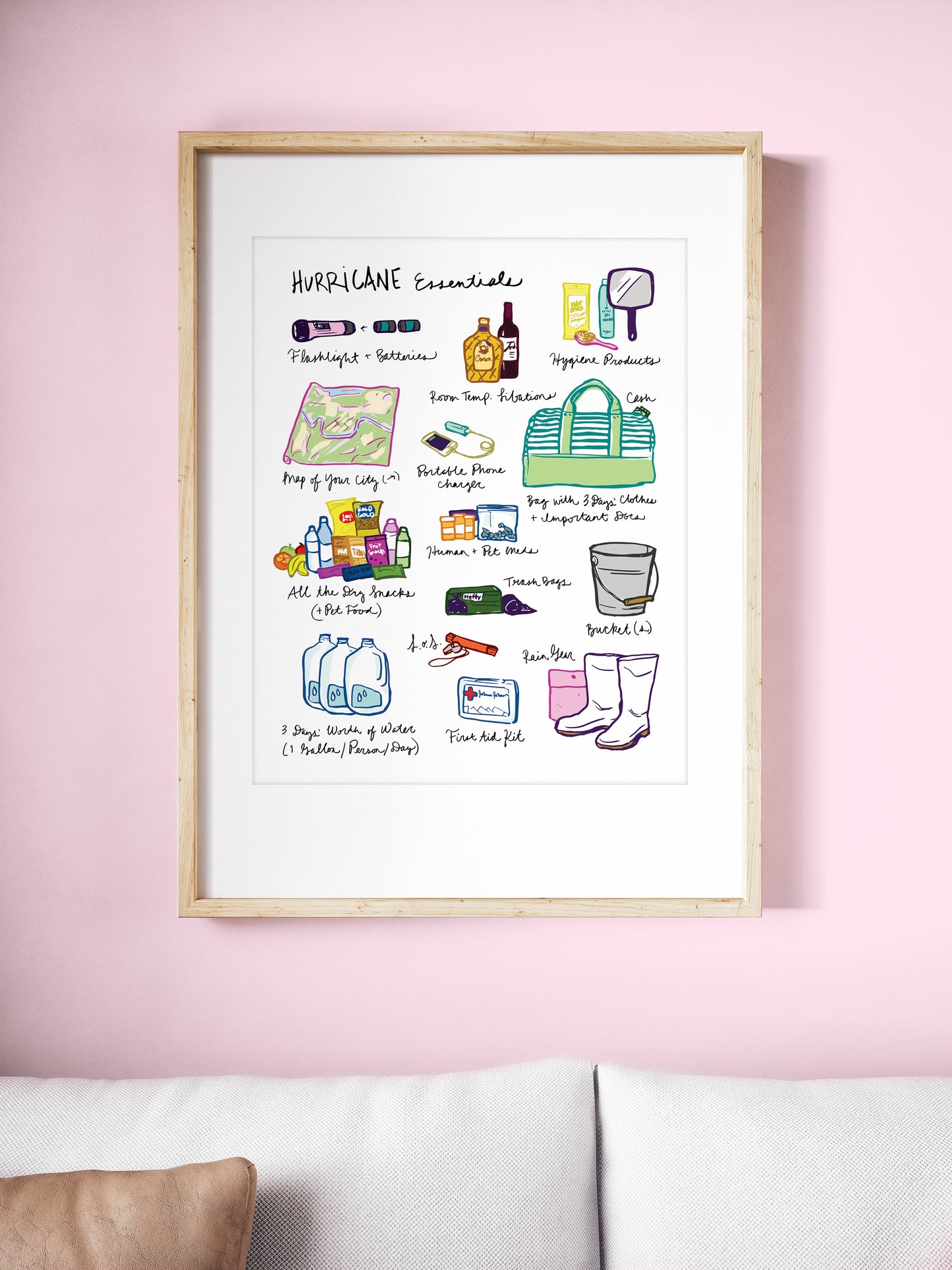 Hurricane Essentials Art Print