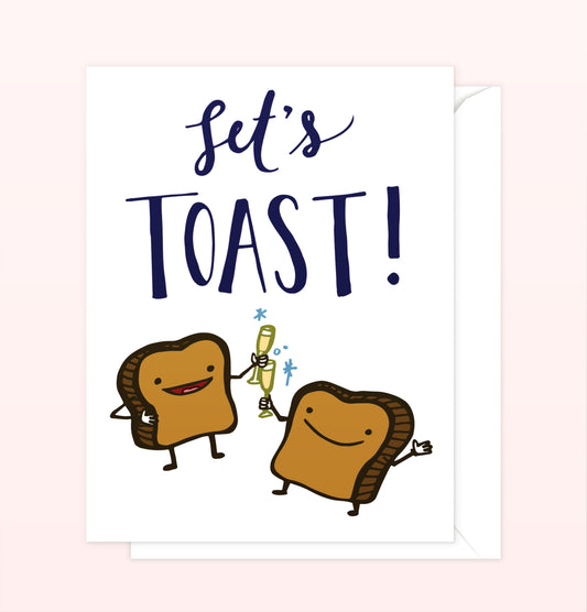 "Let's Toast!" Greeting Card