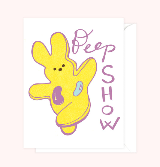 "Peep Show" Card