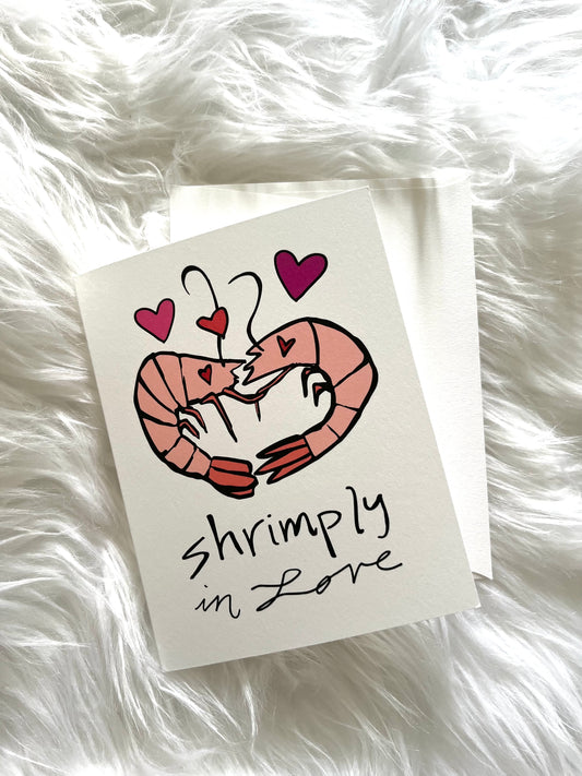 "Shrimply In Love" Card