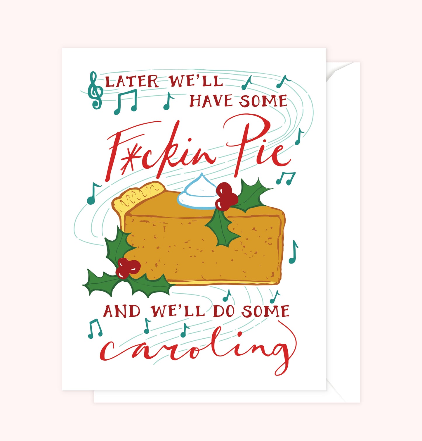 "Some Caroling" Holiday Card