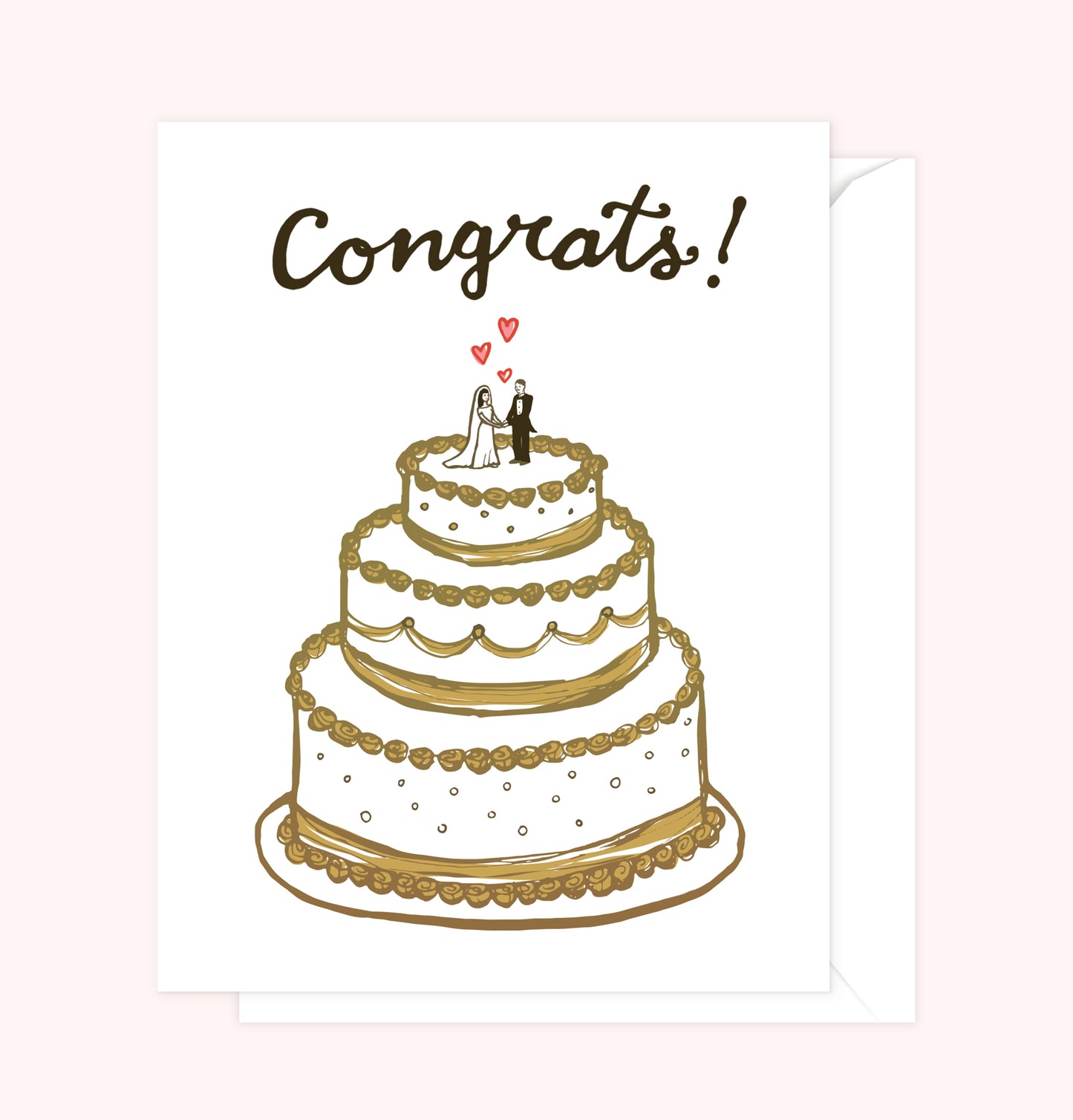 "Congrats!" Wedding Card